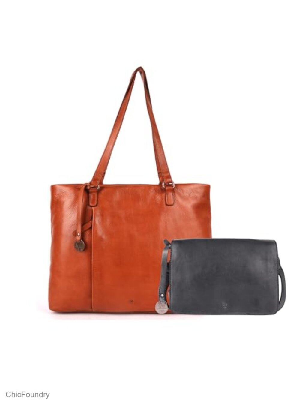 Genuine Italian Leather Bag Collection - Tote, Crossbody, Satchel